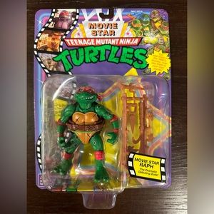 2023 Playmates TMNT Movie Star Raph Retro Classic Raphael Action Figure | New!